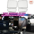 thumbnail image 2 of Left or Right Side Heated Car Door Wing Mirror Glass Auto Rearview Rear View With Base For Dodge Ram 1500 2500 3500 2010-2020 1pc Right-Small, 2 of 6
