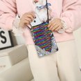 thumbnail image 3 of Monedero de correa larga de moda para niñas con bolsillo para tarjetas para el dinero de los niños, regalo perfecto, bolso bandolera para teléfono con lentejuelas brillantes, 3 of 6