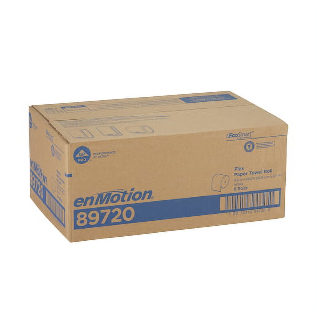 Georgia-Pacific Paper Towel Roll,550,White,PK6  89720
