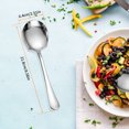 thumbnail image 3 of serony Hotel Stainless Steel Dish Distribution Spoon, Restaurant Large Spoon, Thickened Cafeteria Common Spoon, Dish Distribution Spoon, Service Spoon, Large Spoon, 3 of 9