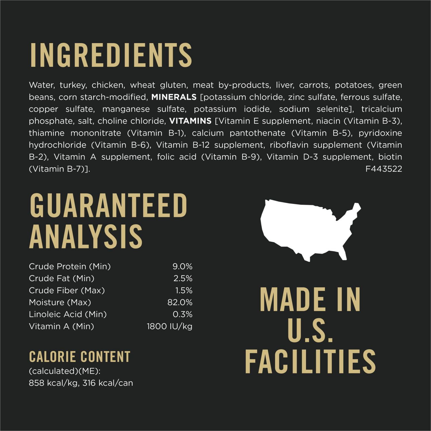 Purina Pro Plan Complete Essentials Entrée de Dinde et de Légumes Tranches en Sauce, Nourriture Humide pour Chiens 368 g