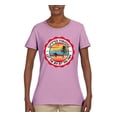 thumbnail image 2 of Wild Bobby Summer Paradise Let the Sea Set You Free Women Graphic Tee, 2 of 6