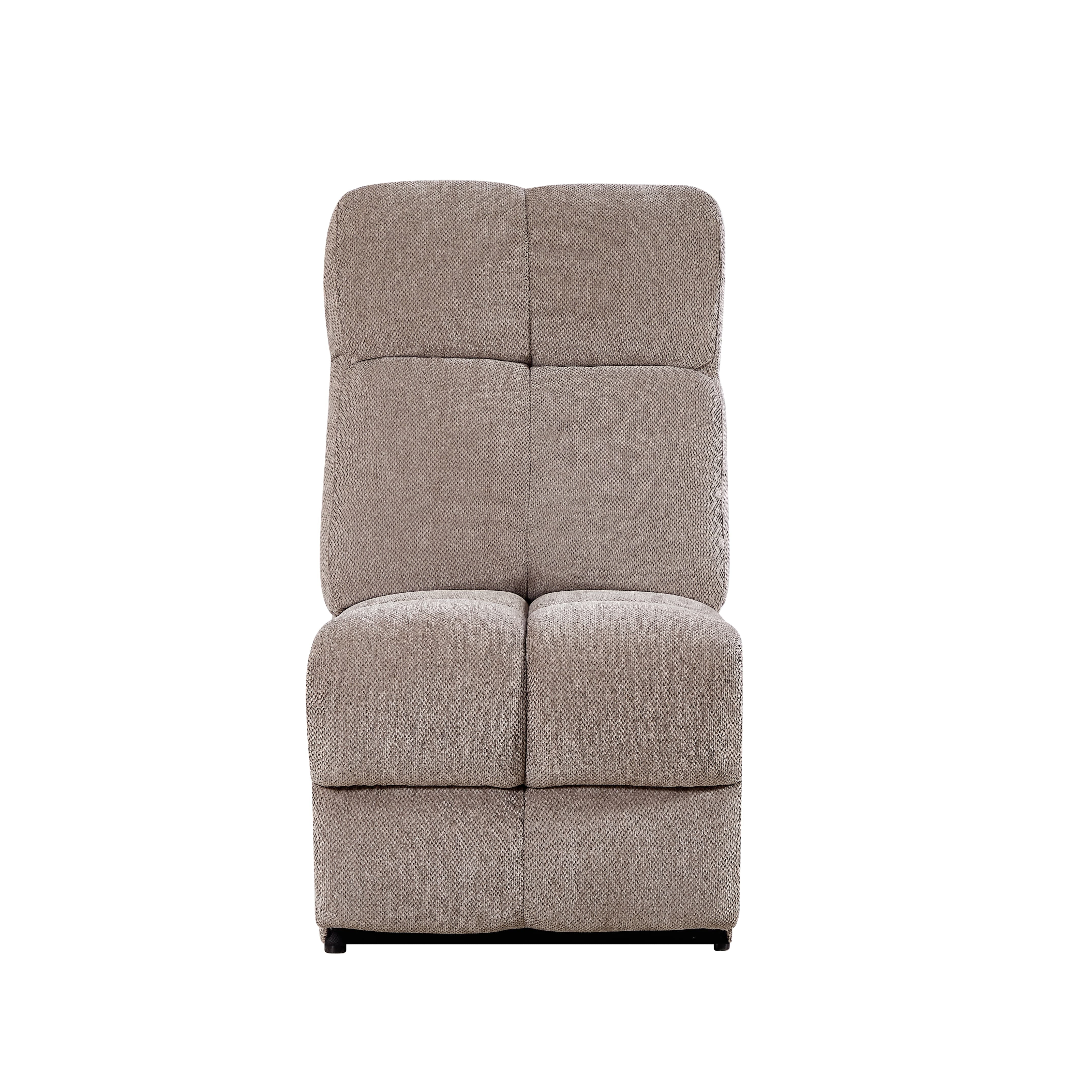 MAYEERTY Home Classic Power Recliner with Soft Fabric,Beige