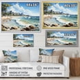 thumbnail image 4 of Designart "Rio s Copacabana Beach I" Nautical & Beach Floater Framed Canvas Print, 4 of 7