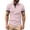 Pink, variant on Mens Collared Polo Shirts- Turndown Collar Casual Regular Fit Breathable Performance Short Sleeve Polos Sky Blue Size 3XL