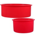 thumbnail image 6 of Raindrops 2-Pack Non-Stick Silicone Round Cake Pans for Baking, Easy Release, Bakeware Set for Home Kitchen and Bakery Use, 6 of 7