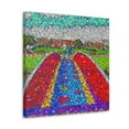 thumbnail image 2 of Love Bridge Pointillism - Canvas, 2 of 10