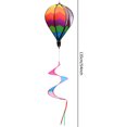 thumbnail image 3 of Globo Aerostático Globo aerostático Wind Spinner Rainbow Kinetic Hanging Wind Twister (Wave) Tmvgtek Libre de BPA, 3 of 3