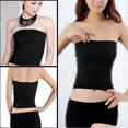 thumbnail image 4 of MYG Fashion Basic Layering Stretch Plain Strapless Tube Top Seamless Sleeveless Tee, 4 of 7