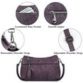 thumbnail image 4 of HAWEE Genuine Leather Purse for Women Hobo Bag Trendy Crossbody Bag and Shoulder Bag with 2 Straps, 4 of 5