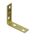 thumbnail image 4 of National Hardware V115 Series N190-835 Corner Brace, 2 in L, 5/8 in W, 2 in H, Steel, Brass, 0.08 Thick Material, 4 of 8