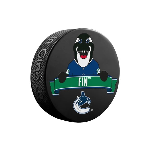 Fin Canucks Mascot Officially Licensed Hockey Puck