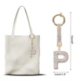 thumbnail image 2 of Encanto de letra P de Uxcell con rhinestones para hacer joyas, blanco, 2 of 6