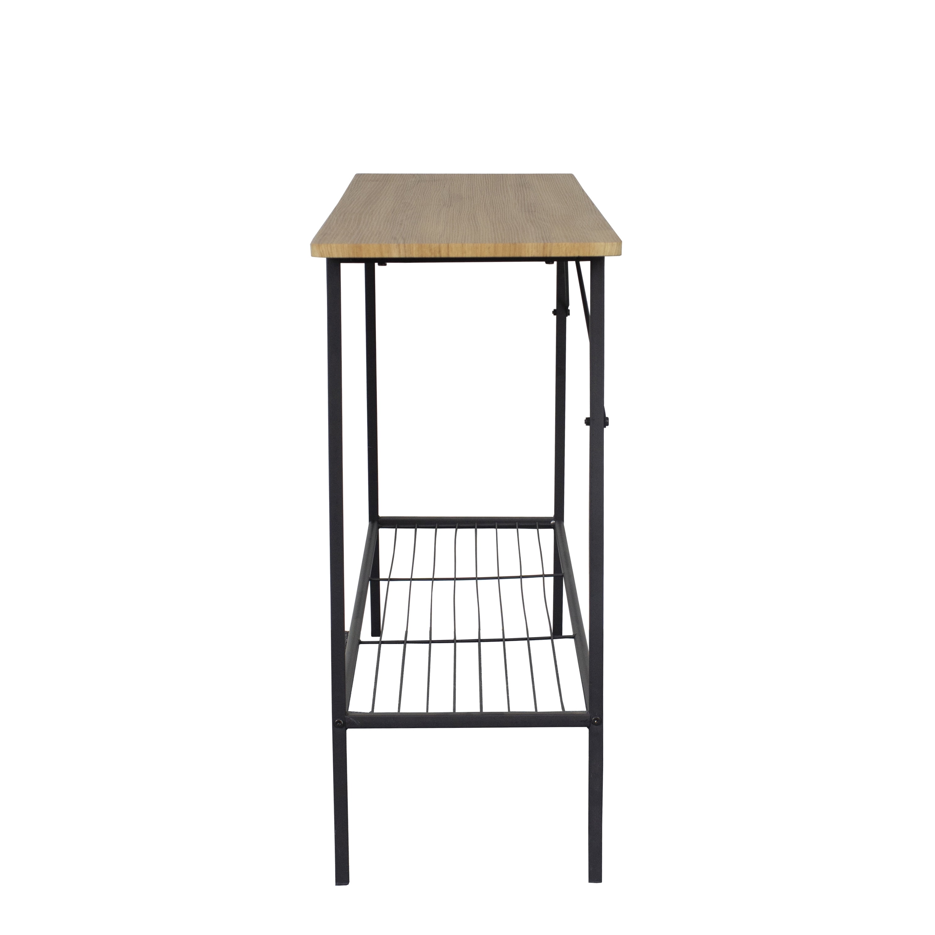 Private Jungle 39.5" Wooden Console Sofa Table, Entryway Table with 2-Tier Storage Shelves for Living Room, Bedroom, Balcony and Hallway Private Jungle 39.5" Wooden Console Sofa Table, Entryway Table with 2-Tier Storage Shelves for Living Room, Bedroom, Balcony and Hallway
