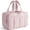 Pink, variant on BAGSMART Travel Toiletry Bag, Puffy Large Toiletry Bag for Women, Lightweight Cosmetic Makeup Bag Organizer with Handle for Traveling, Accessories, Essentials, Toiletries, Camel