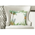 thumbnail image 4 of Ambesonne Tropical Throw Pillow Cover 2 Pack, Frame Style Palm Trees, 18", Multicolor, 4 of 6