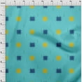 thumbnail image 3 of oneOone Polyester Lycra Tissu Petit Motif Imprimé Ikat Tissu BTY 56 Pouces de Large, 3 of 4