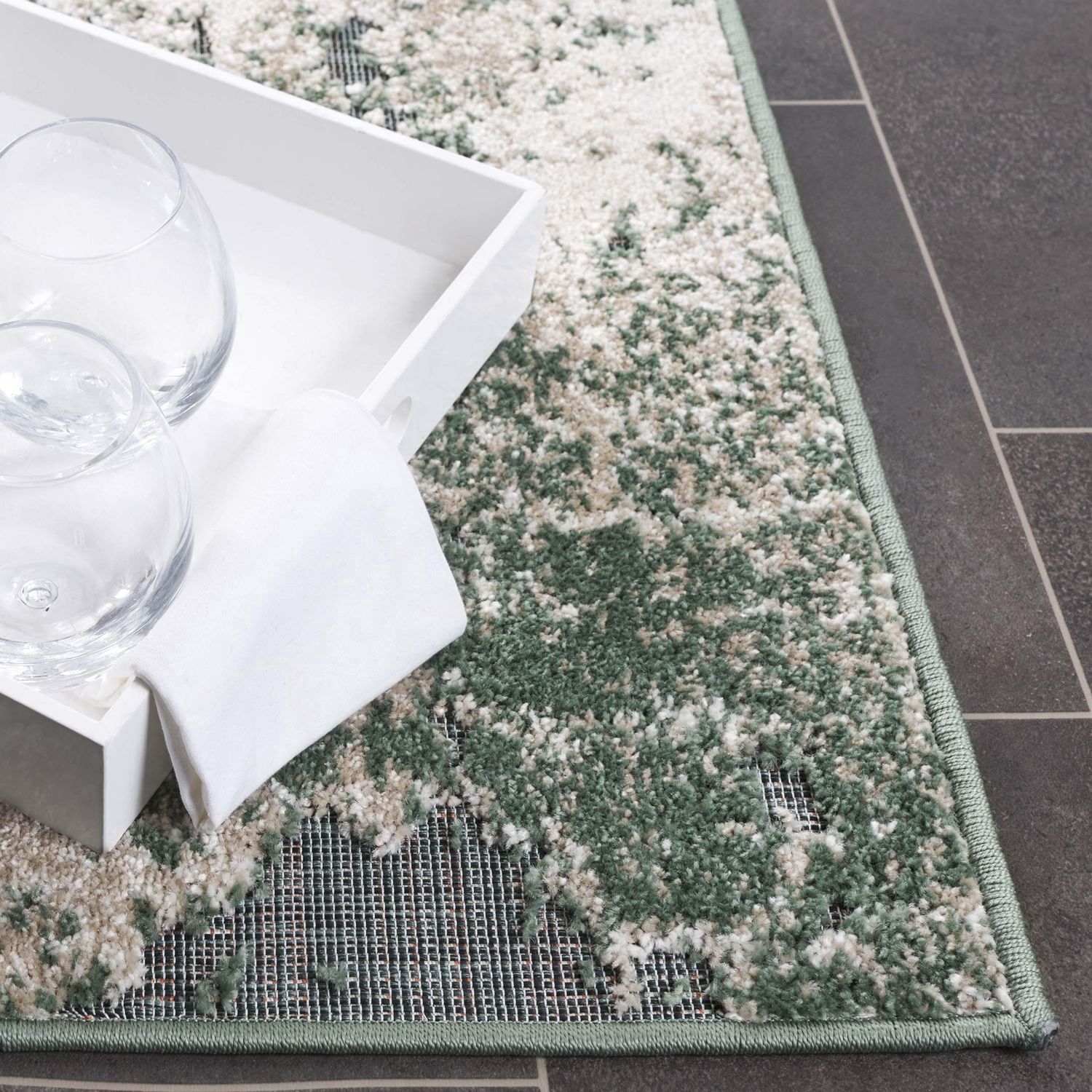 SAFAVIEH Cabana Selma Distressed Indoor/Outdoor Area Rug