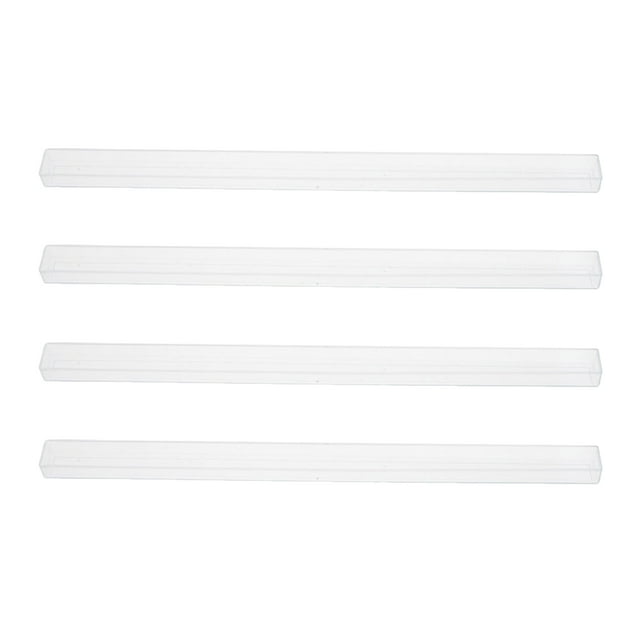 Shisuyan 4pcs Rack U-Shaped Acrylic Domino Trays Mini Mahjong Ruler Tile Pushers For Playing Mahjong Game Stable Support Travel Game Nights