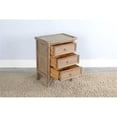 thumbnail image 3 of Sunny Designs Marina Nutmeg Beach Pebble Wood End Table, 3 of 3