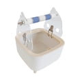 thumbnail image 1 of braveheart Durable Parrot Training Toilet Stand Perch And Play Stand Fun Bird Interactions At Home Parrot Toilet Blue, 1 of 6