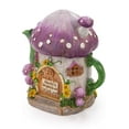 thumbnail image 6 of Dawhud Direct | Mushroom Teapot Gnome Fairy House Solar Powered Led Outdoor, 6 of 7