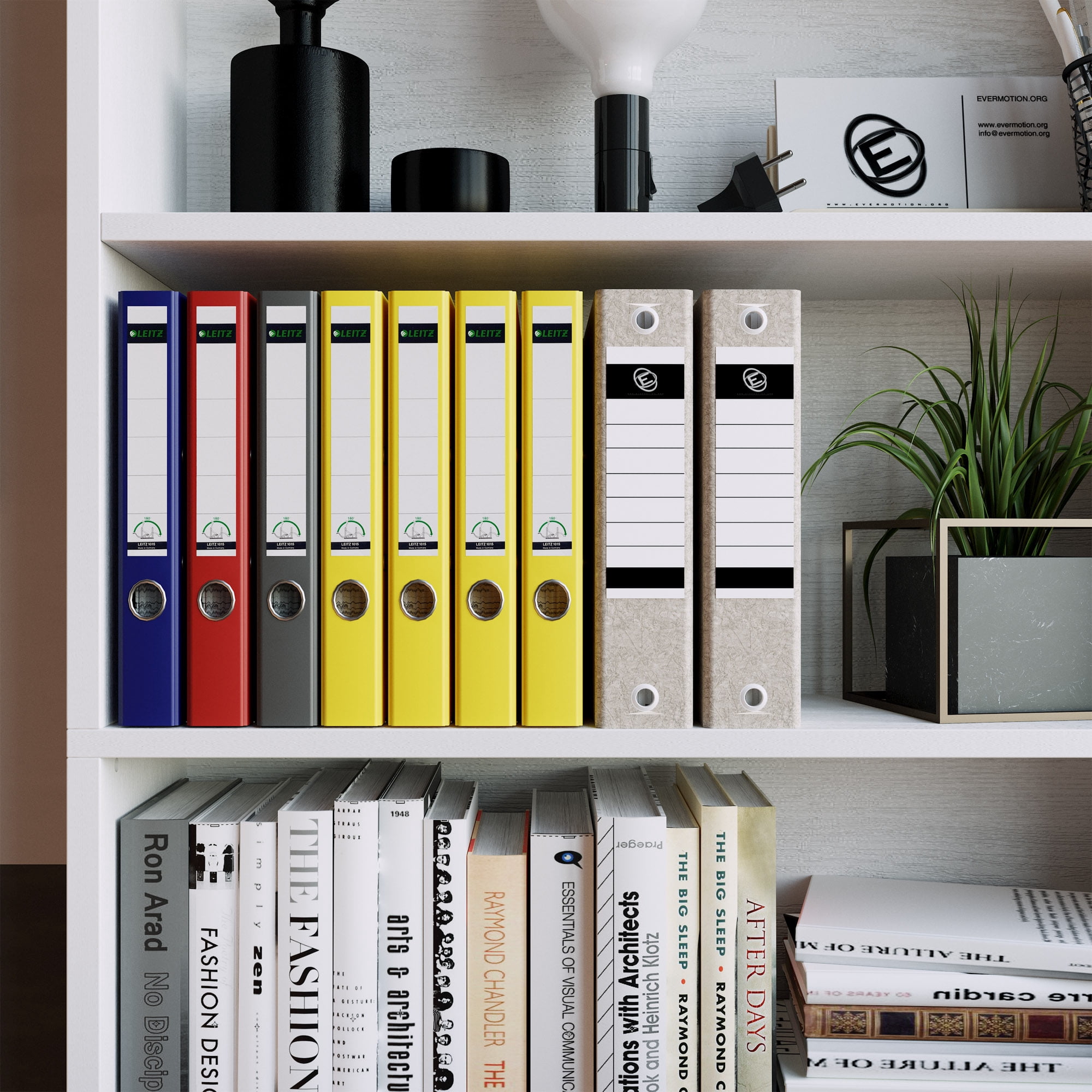 IRONCK Bookshelves Floor Standing 6 Tier 70in Tall for Home Office, White