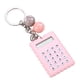 thumbnail image 2 of Mini calculadora portátil de bolsillo con forma de llavero y diseño de galletas (rosa), 2 of 14