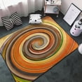 thumbnail image 3 of Colorful Swirl Shaggy Area Rug, Rugs for Living Room Bedroom Non Slip Door Mat Indoor Carpet Machine Washable Nursery Home Decor Floor Mats for Entryway 60x39in-#, 3 of 5