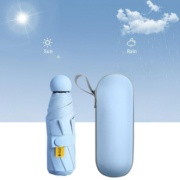 plegable pequeño Protección contra la lluvia de viaje impermeable de lluvia para viajes a la playa Actividades al , Azul