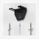 thumbnail image 2 of Vertical Wall Mount Samurai Sword Display Rack Holder for All Types of Blades, 2 of 5