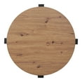 thumbnail image 4 of Steve Silver Darcie Modern 36" Round Wood Coffee Table, Natural Brown, 4 of 8