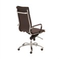 thumbnail image 4 of Eurostyle Gunar Pro High Back Office Chair in Brown/Chrome, 4 of 4