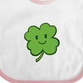 thumbnail image 4 of Inktastic Cutest Clover in the Patch Boys or Girls Baby Bib, 4 of 4