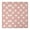 Pink Daisy Flower, variant on Darkpurple Daisy Flower Orange Petals Pattern Square Fitted Tablecloth with Elastic Edge,Square Table Cover,Washable Elastic Table Cover for Home Kitchen Party Decor 34"x34"