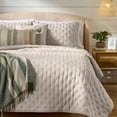 thumbnail image 5 of Better Homes & Gardens Beige Chambray Quilt, Full/Queen, 5 of 5