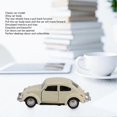 thumbnail image 2 of Beige Simulated Pull Back Vintage Car Model Kid Alloy Diecast Classic Car Toy Decoration Collection, 2 of 4
