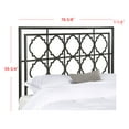 thumbnail image 3 of Safavieh Silva Geometric Glam Metal Headboard, 3 of 4