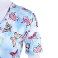 thumbnail image 4 of Combinaison Sexy pour Femmes Manches Courtes Col en V Profond Justaucorps Shorts Pyjama Tenue, 4 of 6