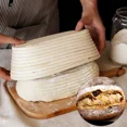 thumbnail image 3 of Baking Tools Banneton Set Dough Fermentation Bread Proofing Baskets for Professional and Home Bakers Sourdough Rattan Basket 17x2x8cm, 3 of 6