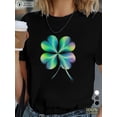 thumbnail image 1 of Teediy Celestial Vibrant Four Leaf Clover Women'S Comfit T-Shirt Tee For Adult, Men, Women, Teen, Teenager, Adolescent, Youth, 1 of 7