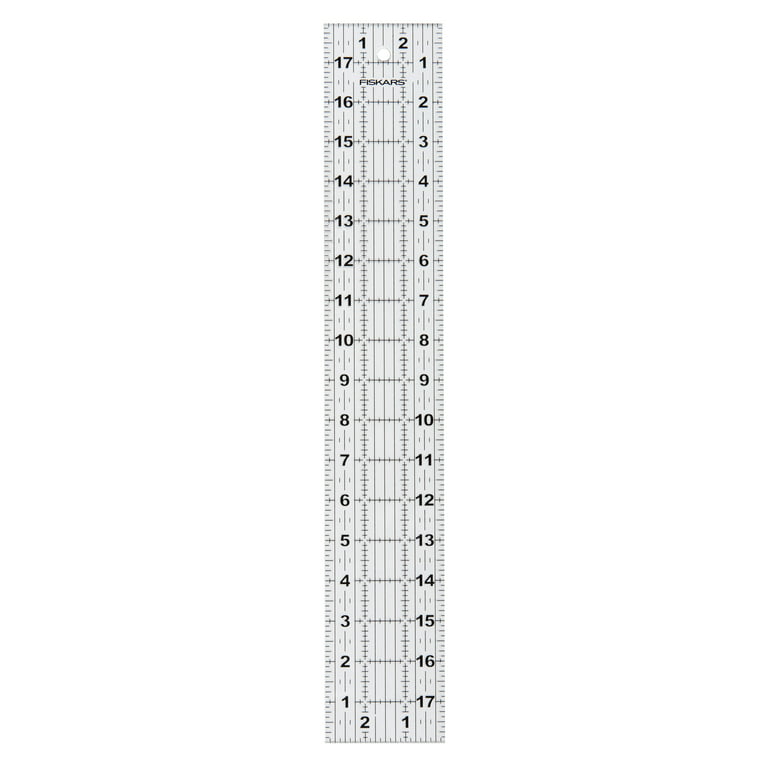 Fiskars Easy To Read Ruler 3x18 - 123Stitch