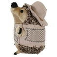 Petmate Fisherman Soft Plush Heggie Dog Toy with Grunting Sound ...