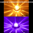thumbnail image 2 of 2pz Foco Led Direccional Tipo Watermelon Luz Estrella Bicolor Amarillo/Morado, 2 of 3