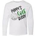 thumbnail image 3 of Inktastic Poppy's Golf Buddy with Golf Ball Long Sleeve Youth T-Shirt, 3 of 5