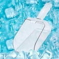 thumbnail image 1 of Cuchara para cubitos de hielo, utensilios de cocina, cuchara transparente para aperitivos, máquina para hacer hielo, cuchara de mano para mascotas 118 cm x 293 cm SOLEDAD Cuchara de hielo, 1 of 10