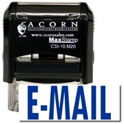 Self-Inking E-Mail Stamp with Brown Ink