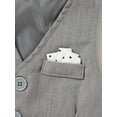 thumbnail image 5 of CARETOO Baby Boy Clothes Suit Formal Outfit Onesie Shirt Tie Waistcoat Pants Cotton Fabric 4pcs, 5 of 13