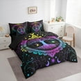 thumbnail image 3 of Homewish Teens Tree Of Life 7-Piece Twin Bedding Sets,Bohemian Theme Bedding Comforter Set,Gradient Universe Galaxy Breathable Sheet Sets,Lightweight Room Decor,Reversible, 3 of 8