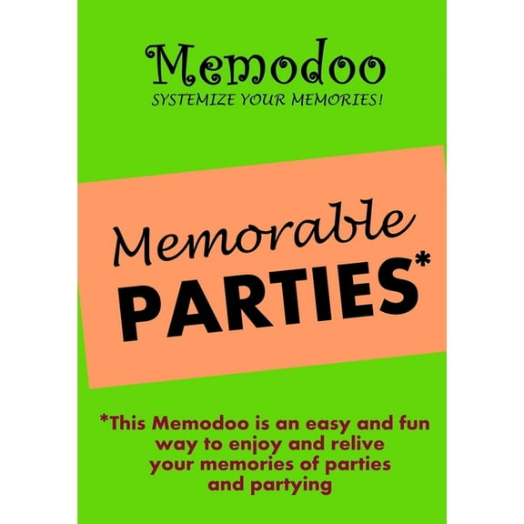 Memodoo Memorable Parties, (Paperback)